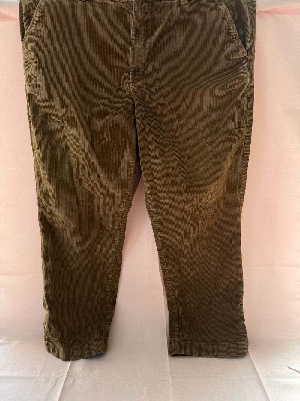 L.L. Bean Comfort Waist Corduroy Pants Brown Size 40W x 29L
